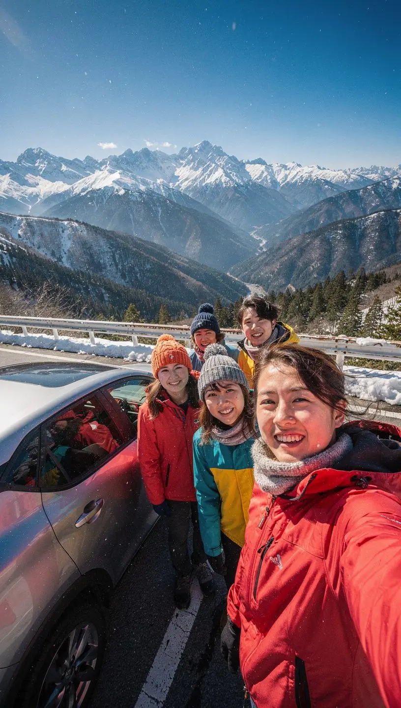 車で巡る美しい日本の田園風景